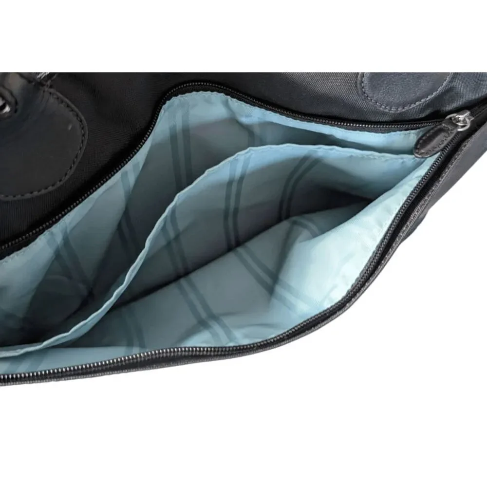 TUMI Ballistic Nylon/Leather Tote